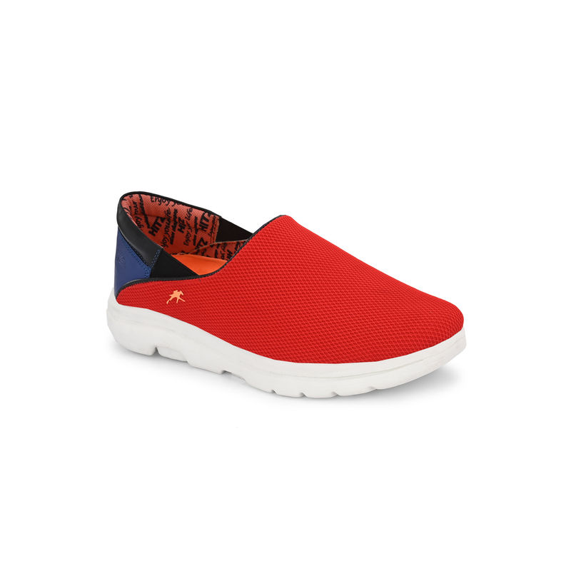 Hitz Men's Red Slip On Running Shoes (UK 8)