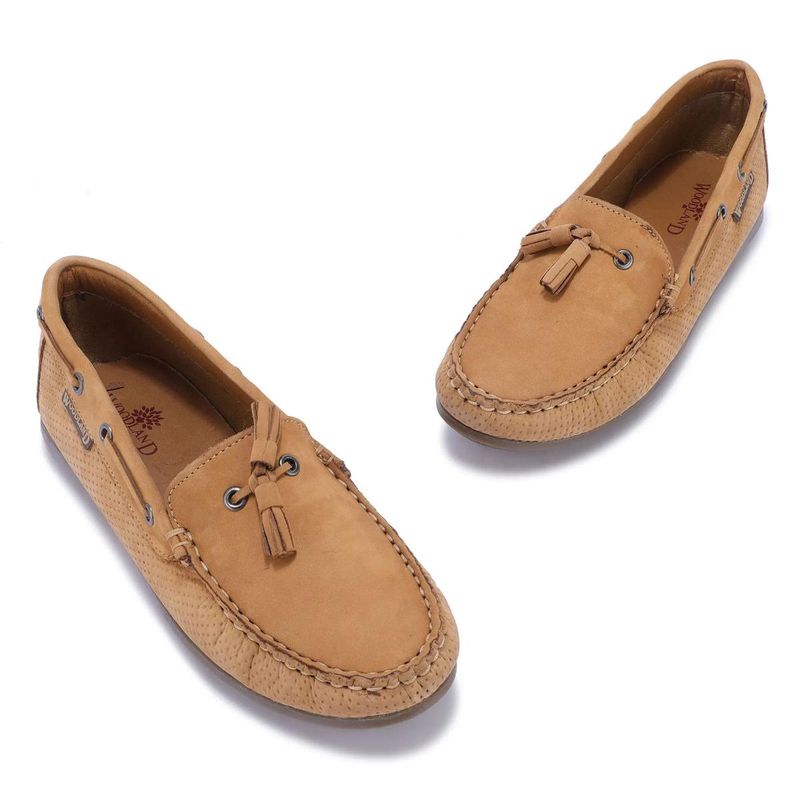 WOODLAND Womens Brown Loafers (EURO 35)