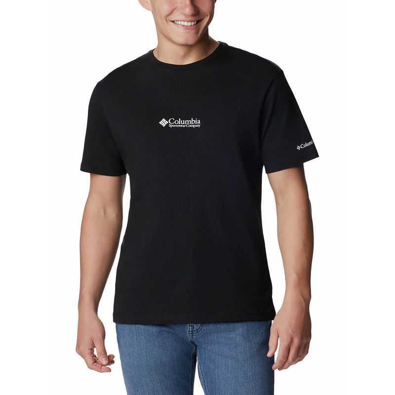 Columbia Mens Black CSC Basic Logo Short Sleeve Tshirt (S)