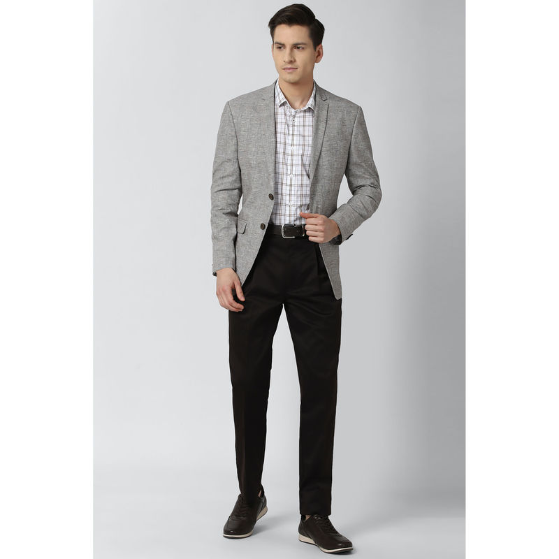 Peter England Casuals Men Black Casual Trousers (32)