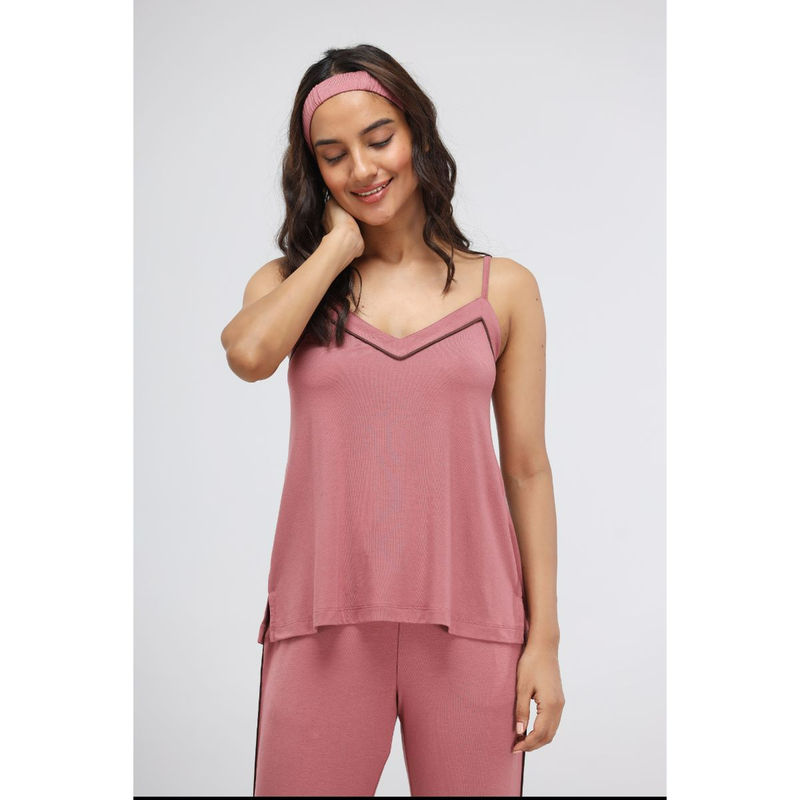 NeceSera Deco Rose Modal Tank Top - Pink (L)