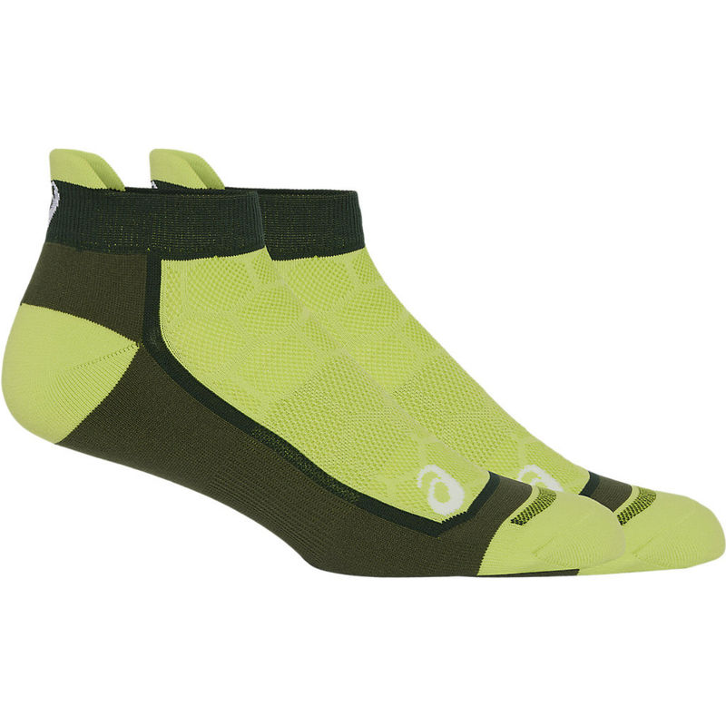 ASICS Road Single Tab Green Unisex Socks (S)