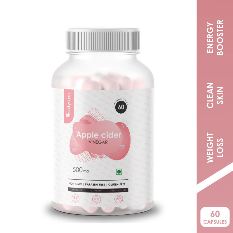 BODYOPS Apple Cider Vinegar 500mg Capsules