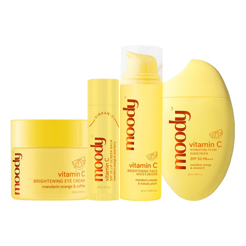 Buy Moody Complete Skin Care Combo Vitamin C Face Moisturizer, Eye