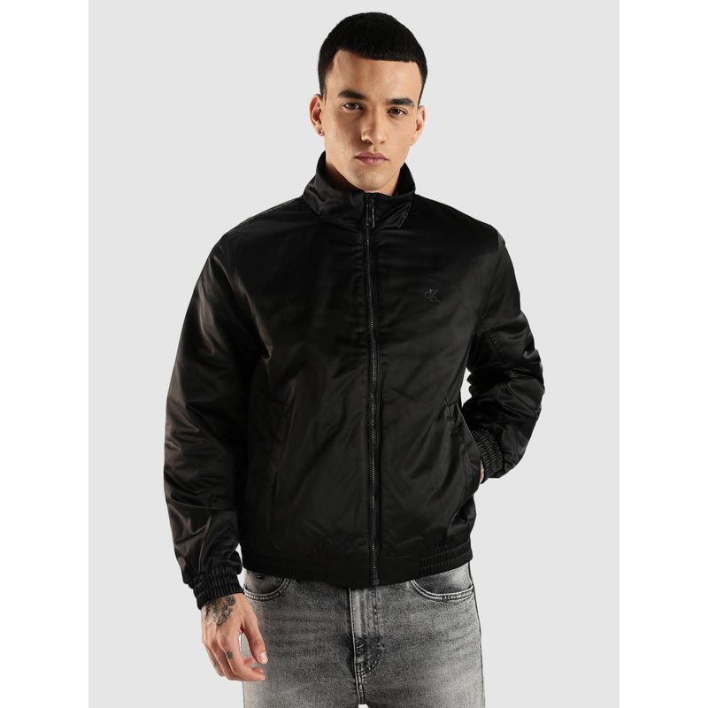 Calvin Klein Solid Regular Fit Polyester Jacket (S)