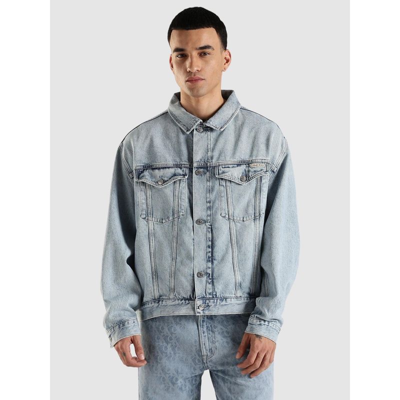 Calvin Klein Solid Regular Fit Cotton Jacket (XS)