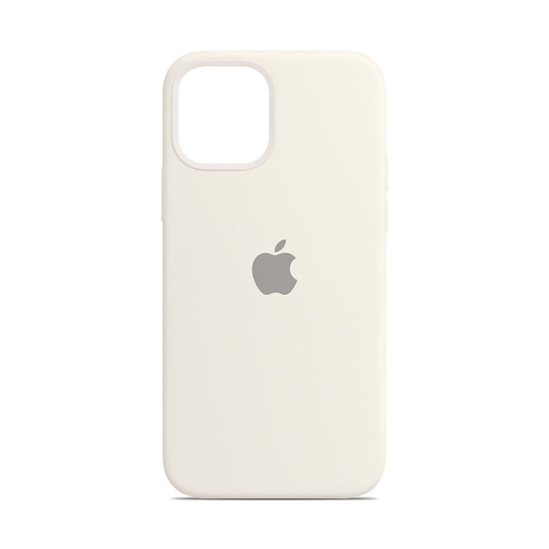 Treemoda White Solid Silicone Apple iPhone 14 Pro Back Case (iPhone 14 Pro)