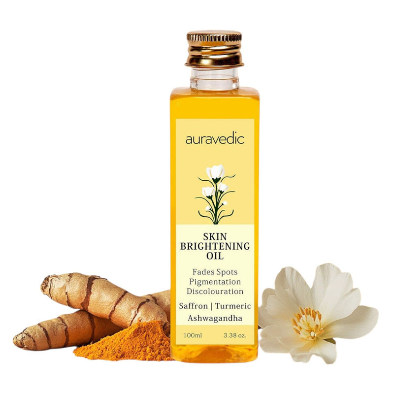 Auravedic Skin Brightening Serum For Pigmentation And Dark Spot Removal Saffron Pigmentation Serum