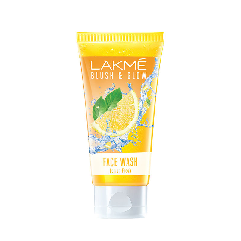 Lakme Blush & Glow Lemon Gel Face Wash 100% Real Lemon Extract