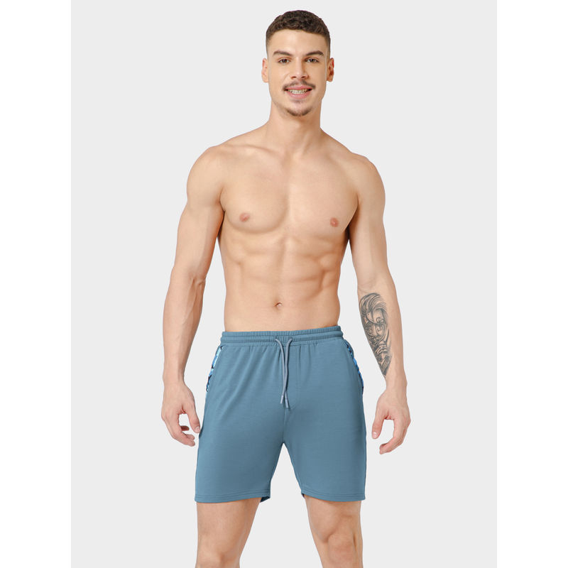 Bummer Men Blue Premium Lounge Shorts (L)