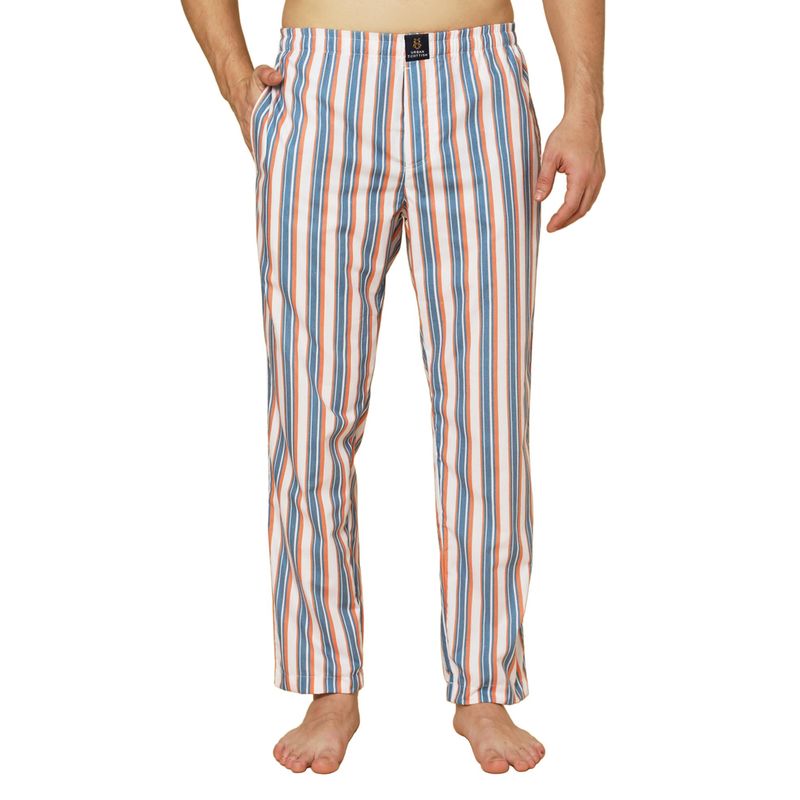 Urban Scottish Men Striped Lightweight Digital Print Pyjama (M)
