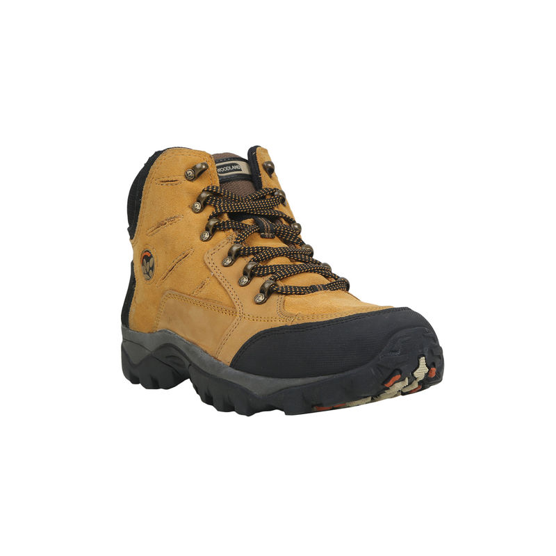 WOODLAND Mens Yellow New Casual Boots (UK-7)