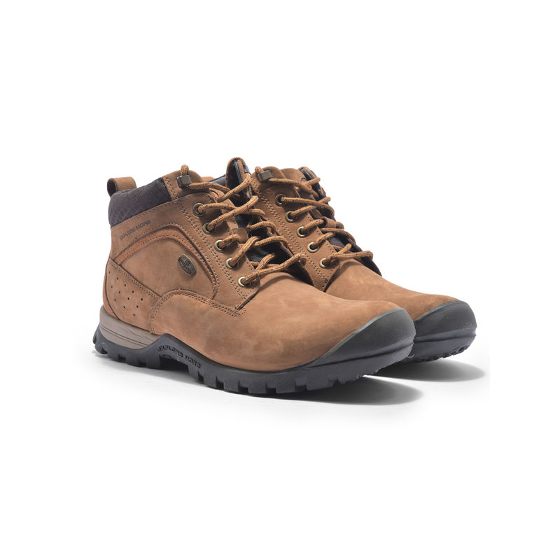 WOODLAND Mens Cashew Brown Casual Boots (UK-9)