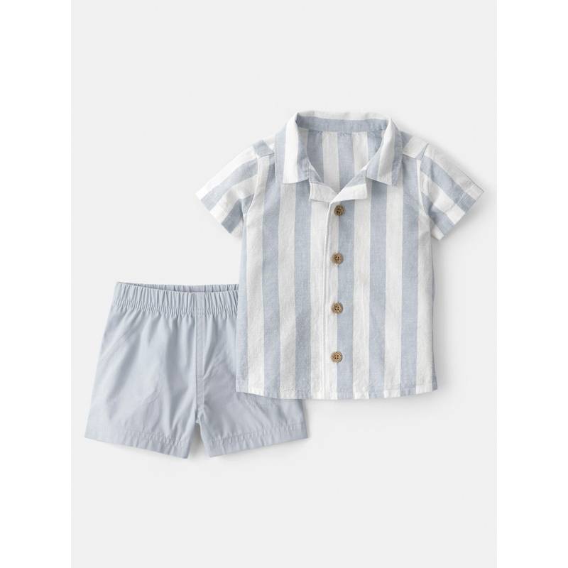 Carter's Baby Boy Blue Shirt & Shorts