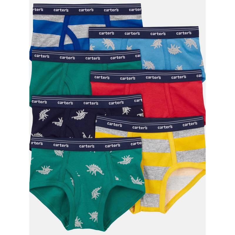 Carter's Boys Multi-Color Dinosaur Cotton Briefs