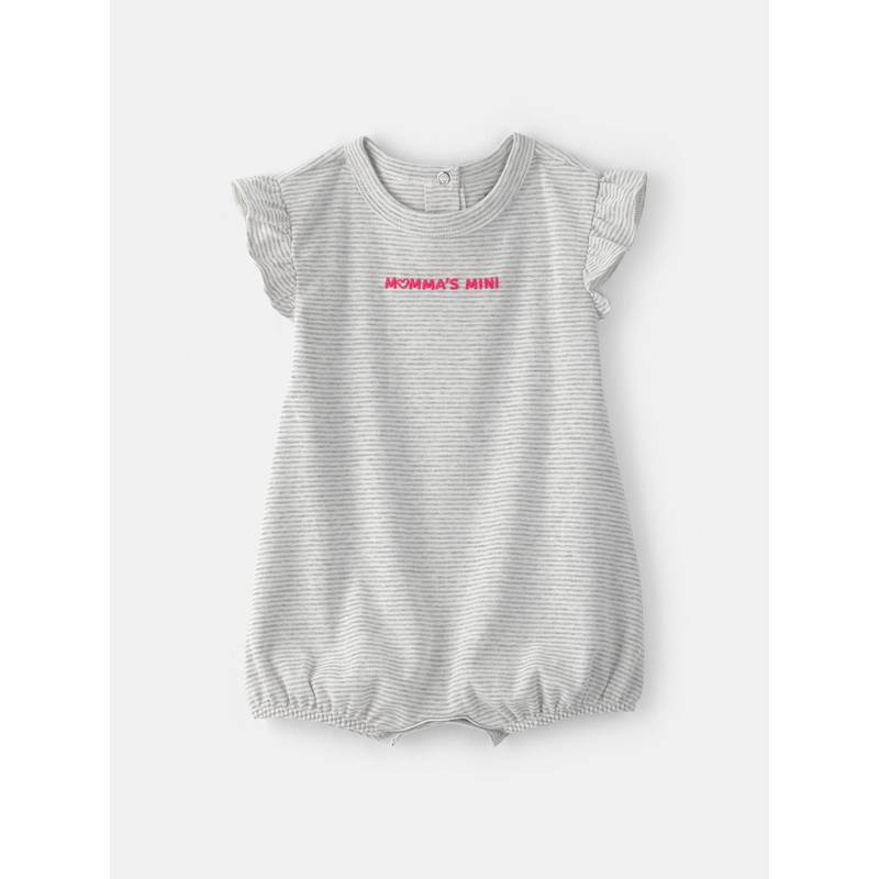 Carter's Baby Girl Grey Mommas Mini Romper (Newborn)