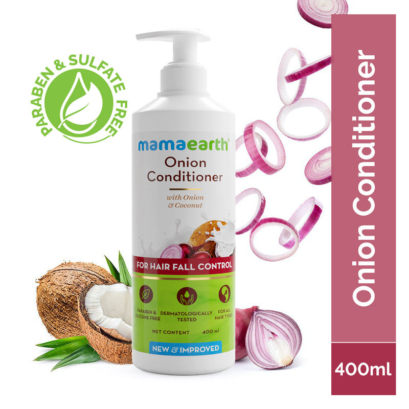 Mamaearth Onion Conditioner For Hair Fall Control With Onion & Coconut