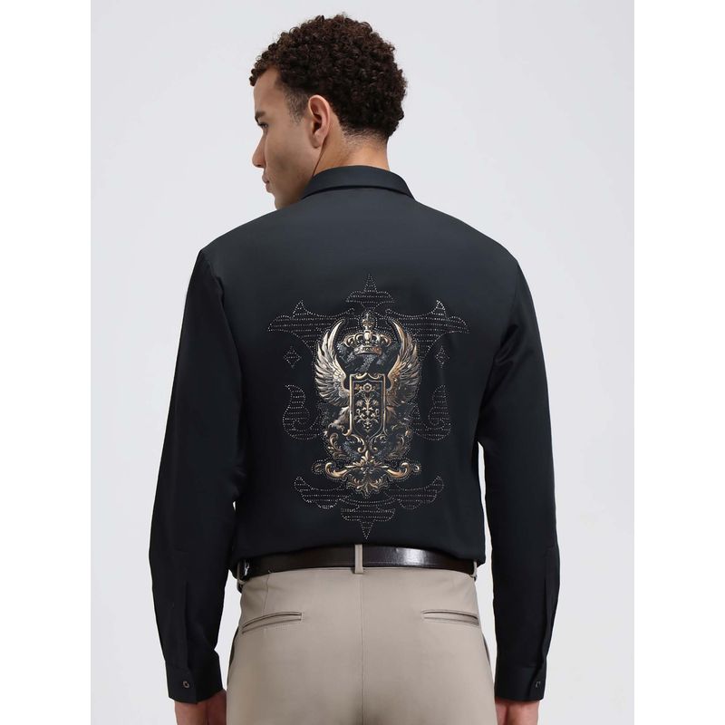 Wyre Men Green Solid Party Wear Shirt (44)