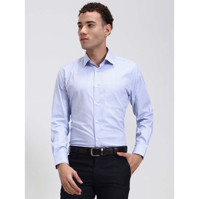 JadeBlue Men Formal Striped Shirt (40)