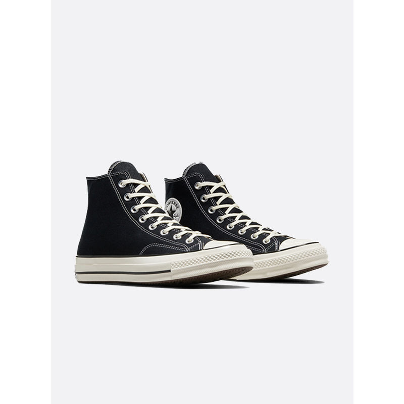 Converse Unisex Chuck 70 High Top Black Canvas Sneakers (UK 8)
