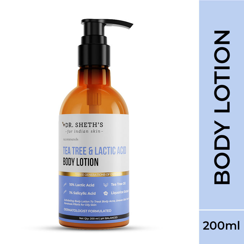 Dr. Sheth's Tea Tree & Lactic Acid Body Lotion Buy Dr. Sheth's Tea