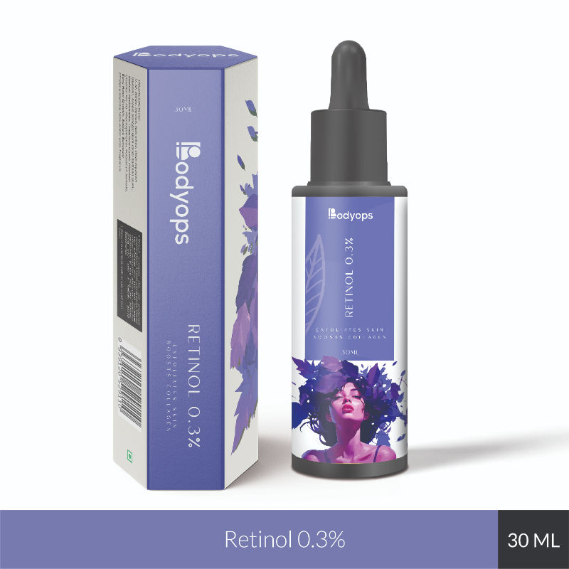 BODYOPS 0.3% Retinol Anti Aging Night Face Serum