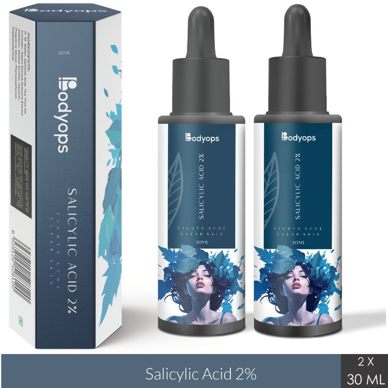 BODYOPS 2% Salicylic Acid Face Serum (Pack of 2)