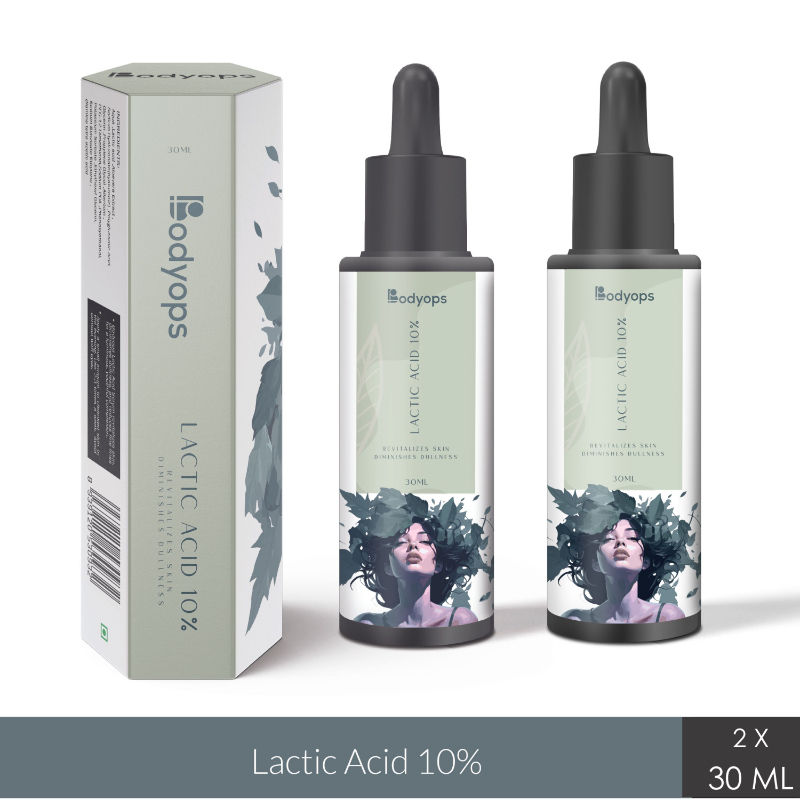 BODYOPS 10% Lactic Acid Face Serum (Pack of 2)