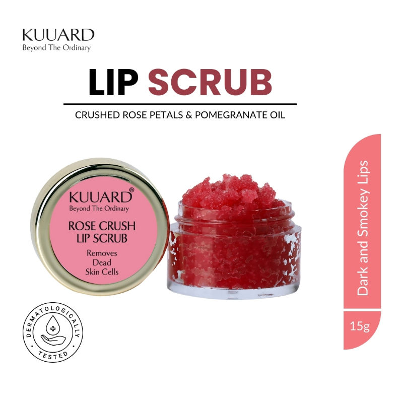 KUUARD Remove Dead Skin Cells Lip Scrub - Rose
