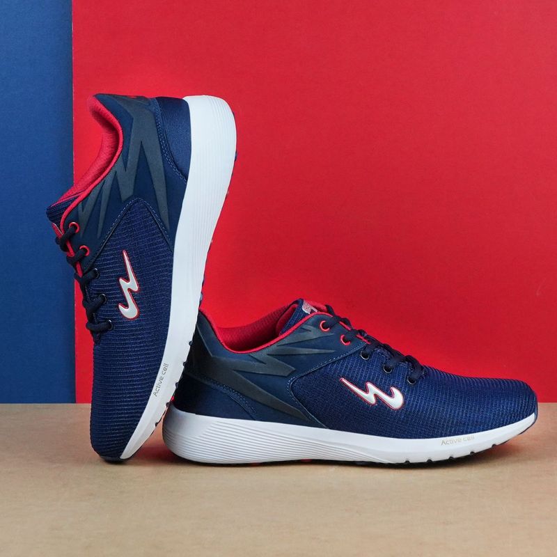 Campus Royce-2 Running Shoes (cg-248-g-blu-red) - Uk 8