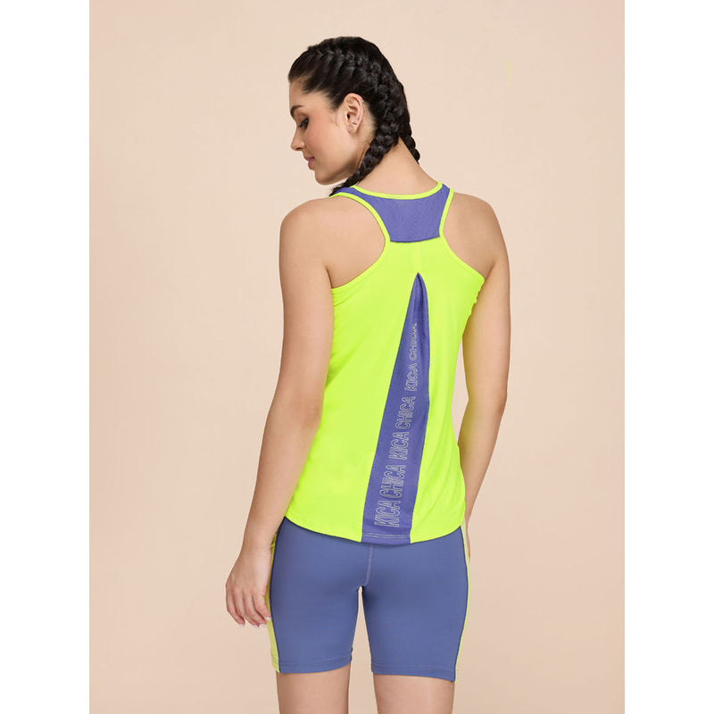 Kica Feather Feel Gym Tank With Mesh Inserts For Breathability (3XL)