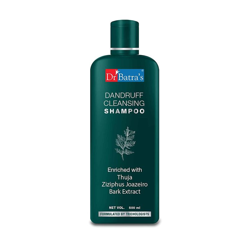 Dr Batra's Dandruff Cleansing Shampoo - 500 ml ,Suitable for adults Paraben & Sulphate-Free