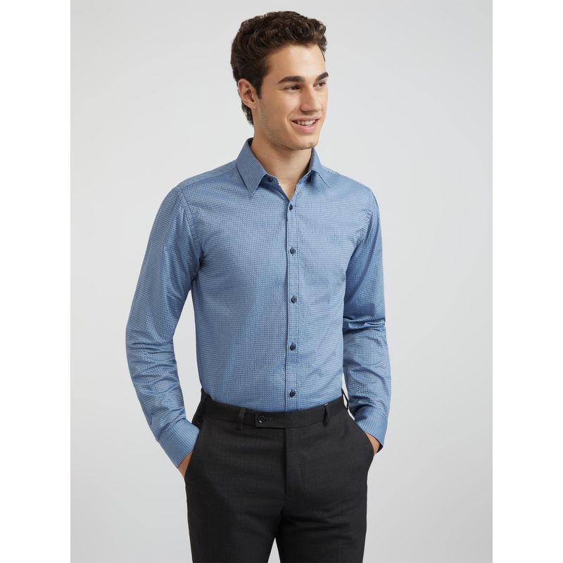 Raymond Dark Blue Formal Shirt (2XL)