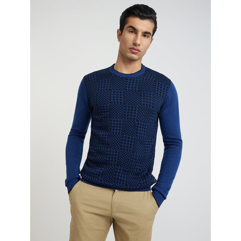 Raymond Woven Dark Blue Sweater (44)