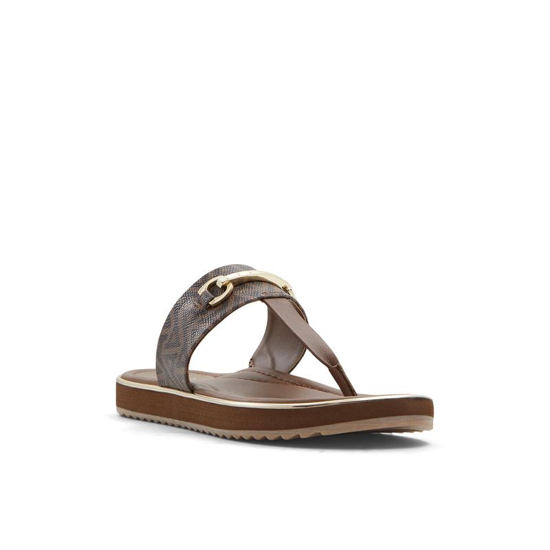 Aldo Deverena Brown Women Sandals (UK 2)