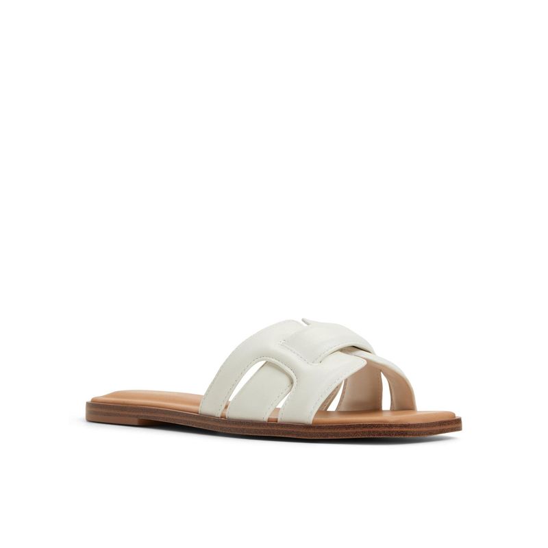 Aldo Elenya Women White Flats (UK 6)