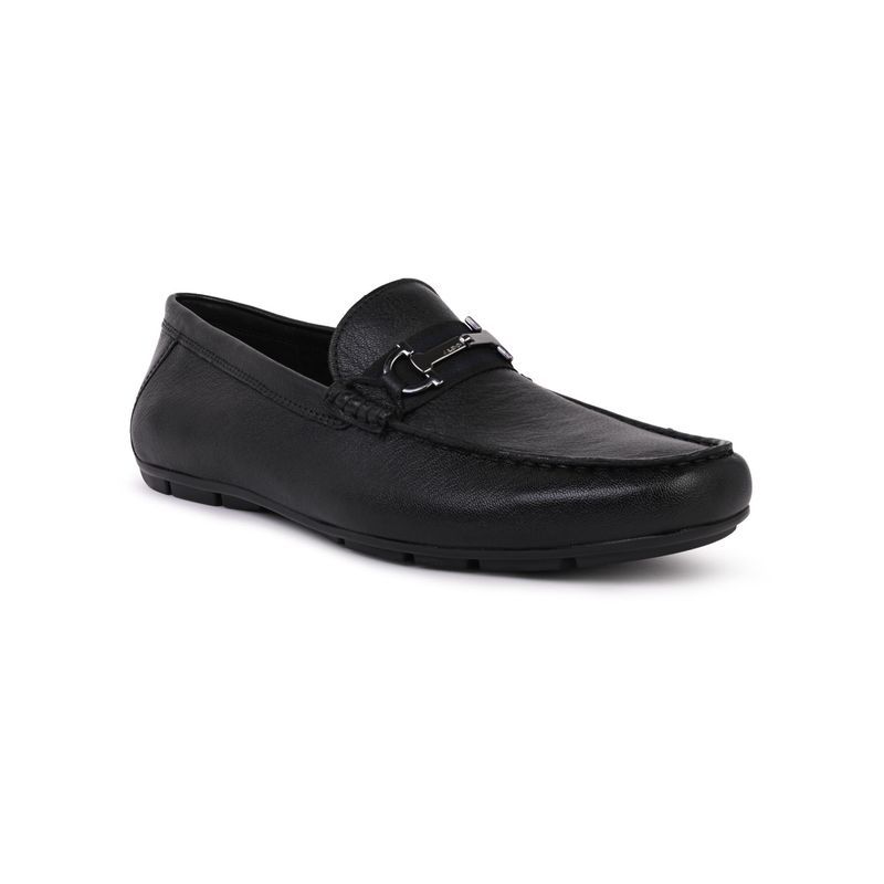 Aldo Fangioa-In001 Black Leather Loafers (UK 7)