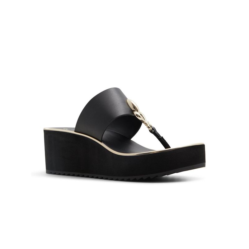 Aldo Penelopy Black Women Wedges (UK 3)