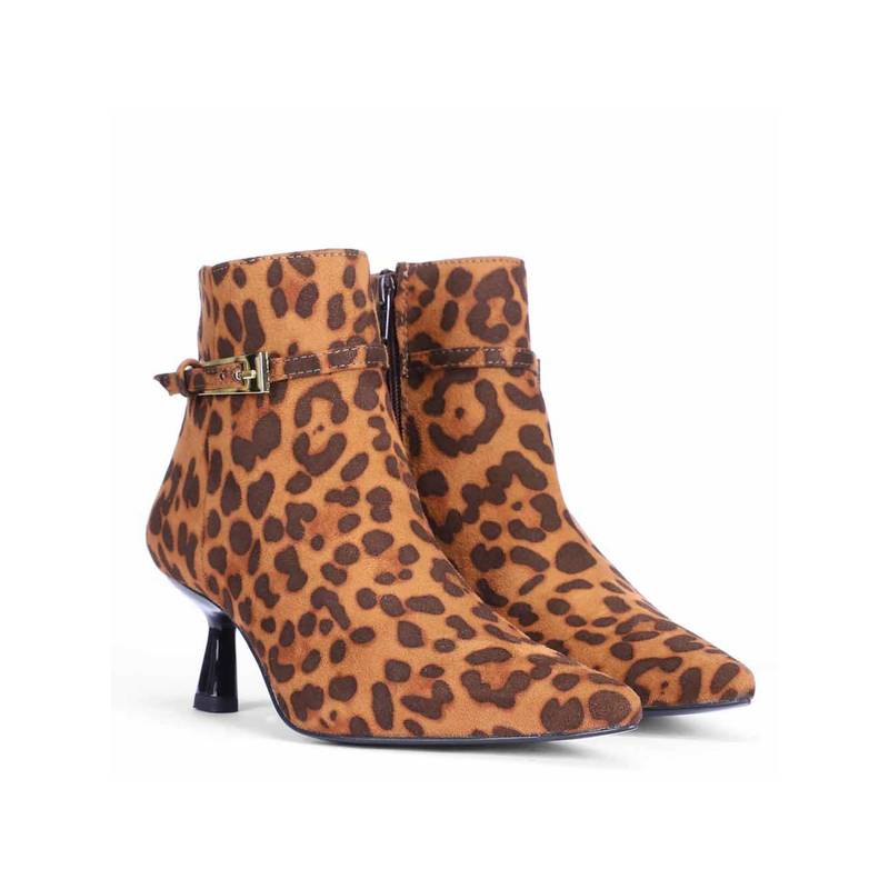 Saint G Women Brown Buckle Decor Leo Pony Nappa Casual Boots (EURO 36)