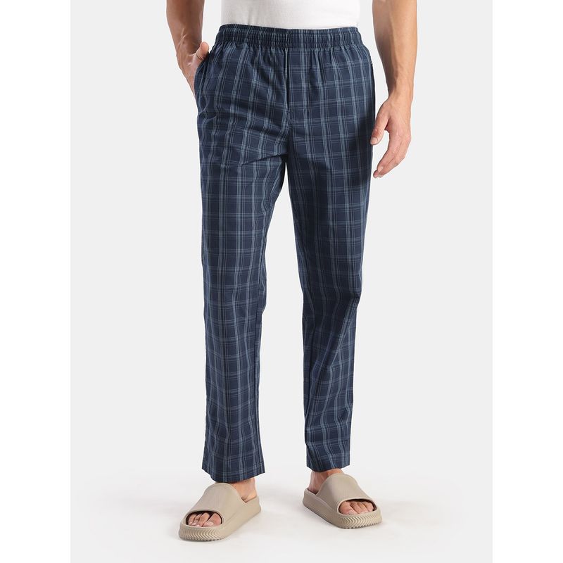 Jockey 9009 Men Cotton Woven Fabric Regular Fit Pyjama - New Navy (M)