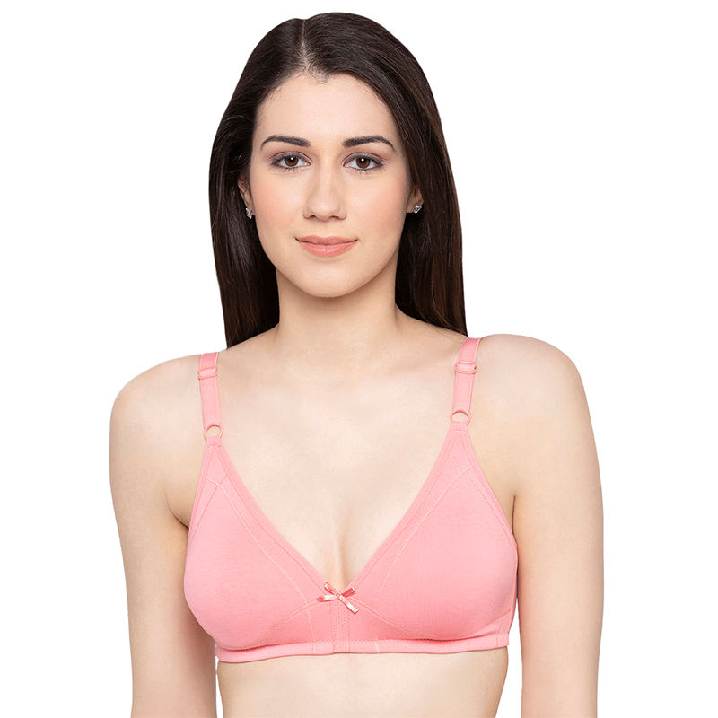 Candyskin Coral Cotton Non Padded Non Wired Bra (32C)
