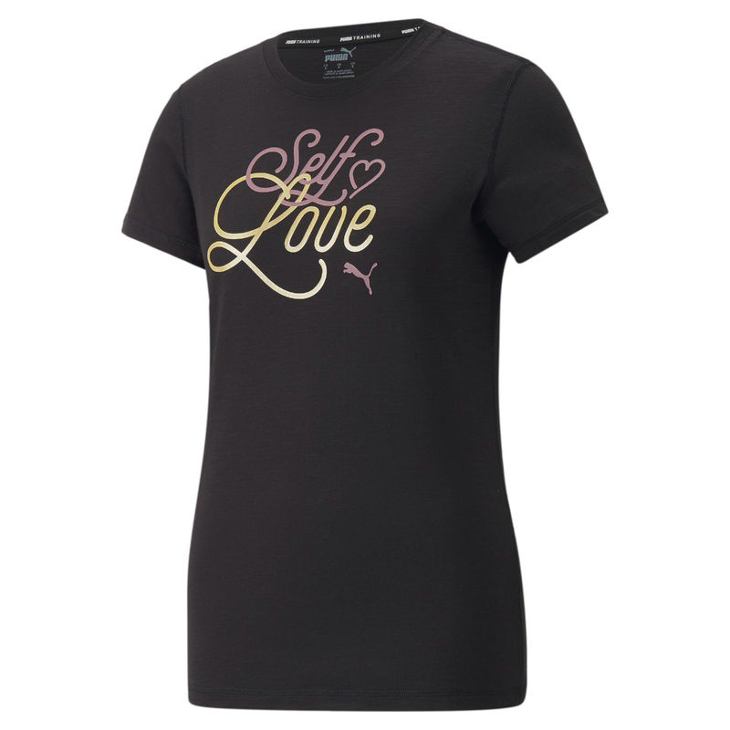 Puma Performance SS REC Women Black T-Shirts (XS)