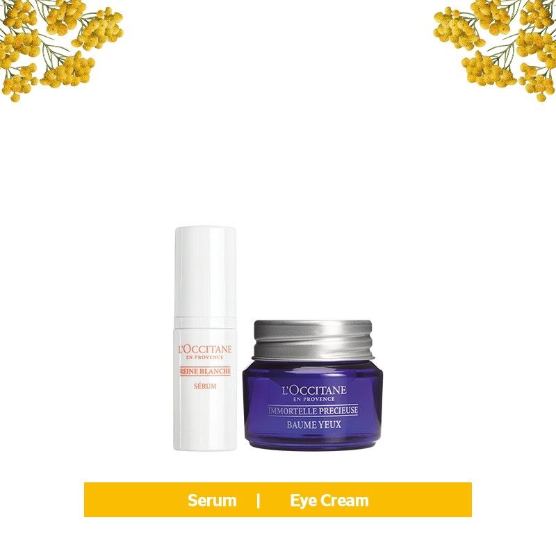 Buy L'Occitane Radiant Face & Eye Renewal Duo (Brightening Serum + Eye