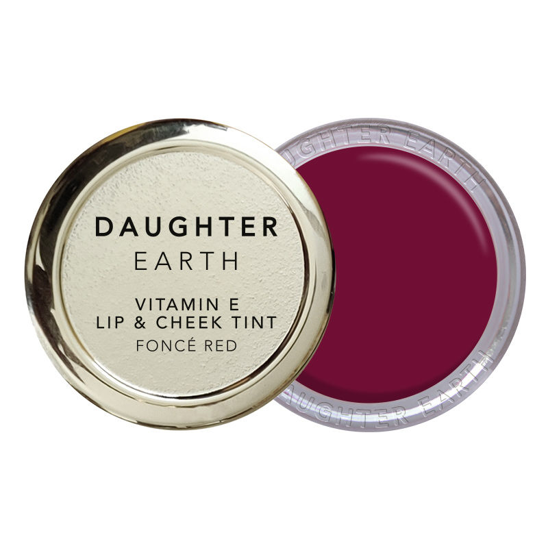 Daughter Earth 100% Vegan Super Antioxidant Lip & Cheek Tint - Fonce Red