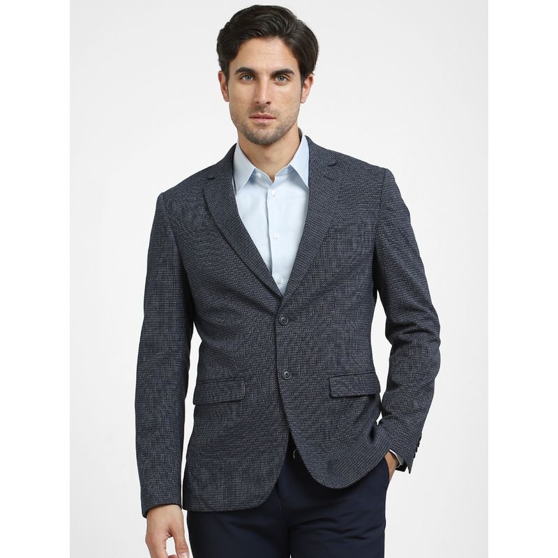 Selected Blue Double Button Structured Blazer -50