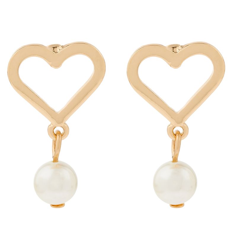 Accessorize London Heart Pearl Drop Earrings Buy Accessorize London