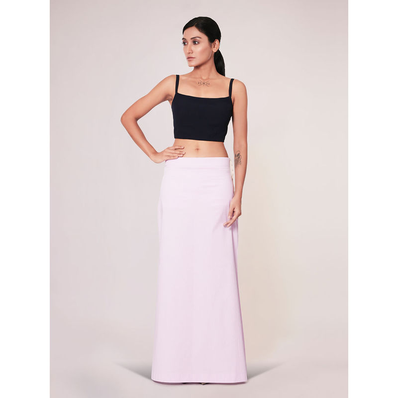 I AM BY DOLLYJAIN Women Pink Lycra Solid D'Coat (M)