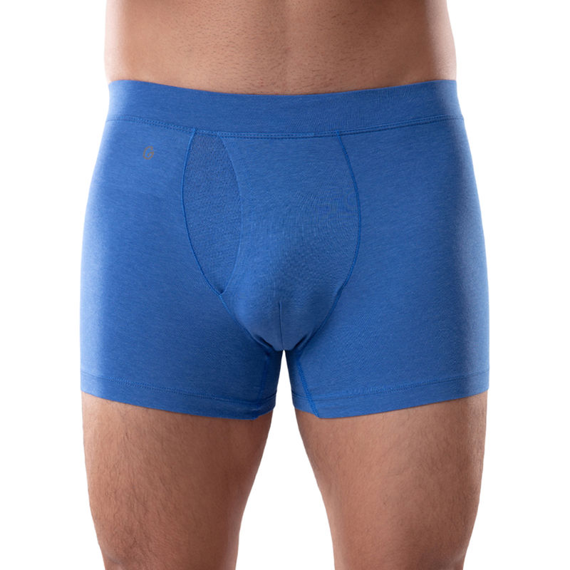 GLOOT Anti Odor Cotton Tencel Cooling Trunk-GLI002-Blue Melange (M)