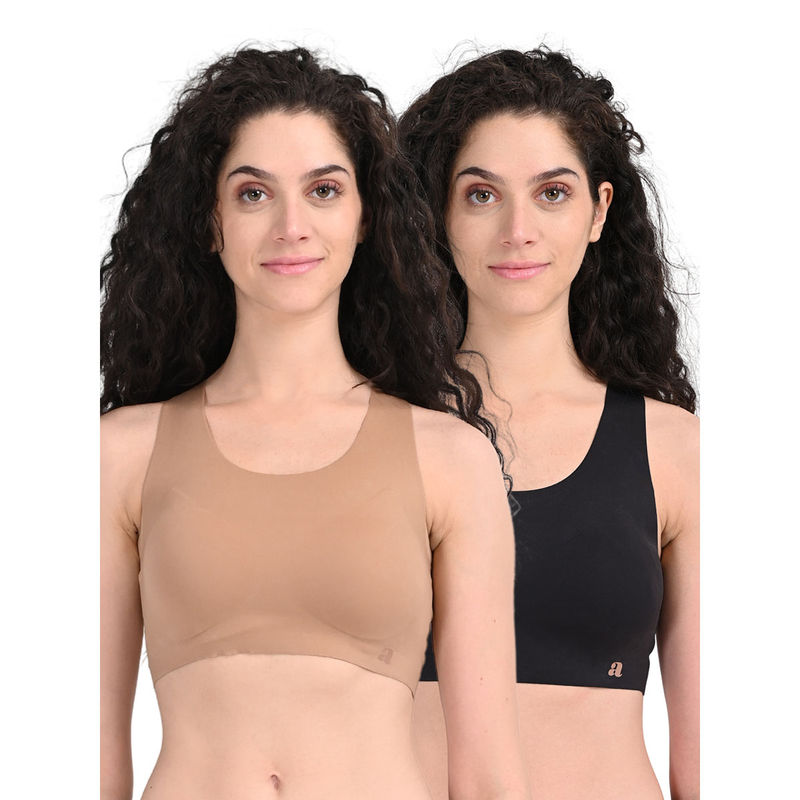 Adira Eze Fit Bra Racerback Multi-Colour (Pack of 2) (S)