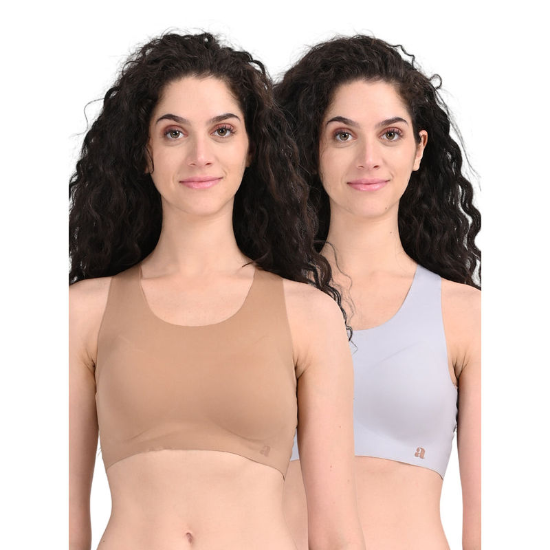 Adira Eze Fit Bra Racerback Multi-Colour (Pack of 2) (S)